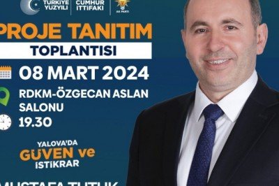 BAŞKAN TUTUK PROJELERİNİ AÇIKLIYOR