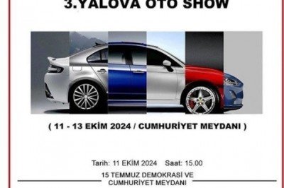 3.YALOVA OTO SHOW BAŞLIYOR